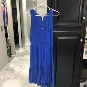 Matilda Jane Dress. Bright Blue. EUC